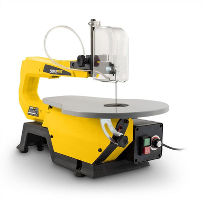 Powerplus elektrische Dekupiersäge Powx195 – 120 W Sägemaschine – max. Breite 406mm, max. Tiefe 50mm - mit 2 Zubehörteilen