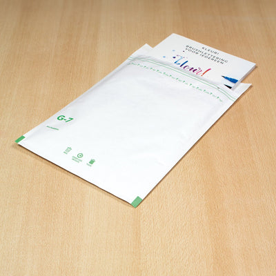Raadhuis Luftpolsterumschlag – 250 x 350 mm – G17 – mit Klebestreifen – weiß – 100 Stück – rd-306617