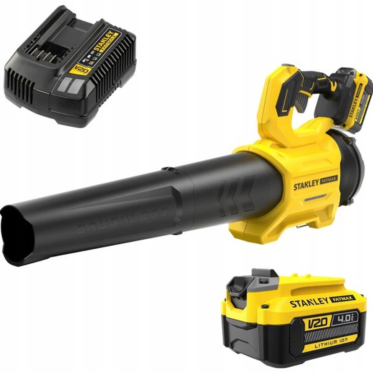 Stanley Fatmax V20 18 V bürstenloser Laubbläser – Kit – SFMCB730M1