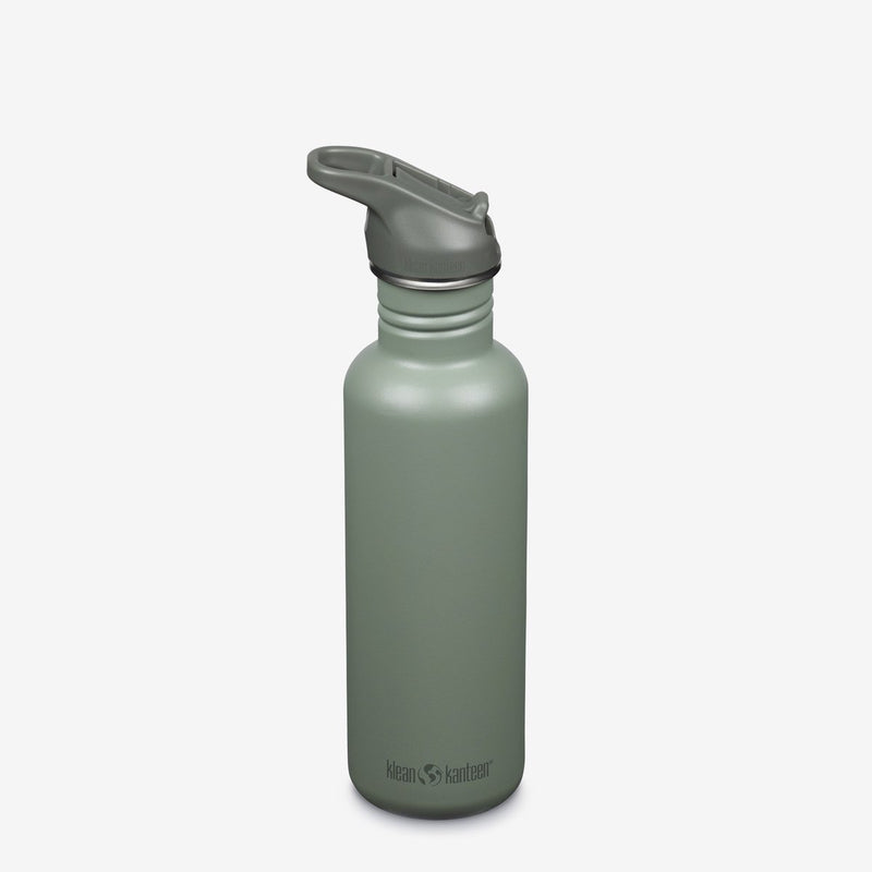 KLEAN Kanteen -Trinkflasche - Klassiker - Sportdop mit Flip - Sea Spray - 800 ml