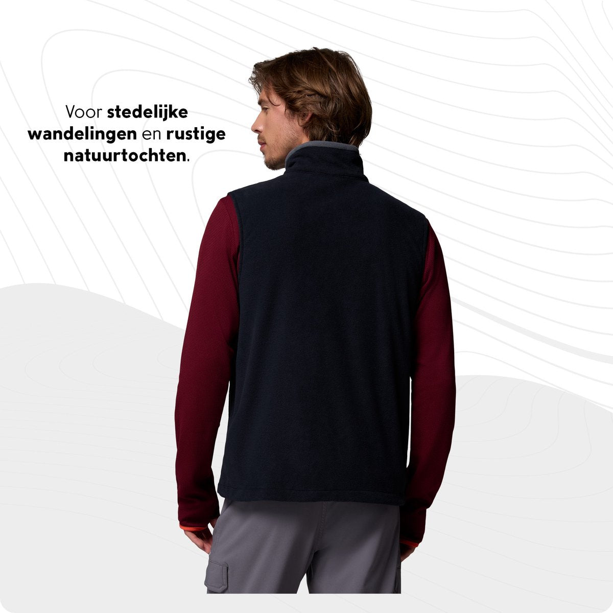 Columbia Fast Trek™ Fleece Vest Herren Outdoorweste - Schwarz