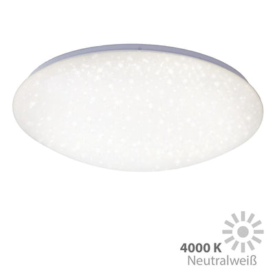 Briloner vipe - Deckenleuchte - Deckenlampe mit Sterndekor - LED - 24 Watt - 2.400 Lumen - 4.000 Kelvin - ø 49cm