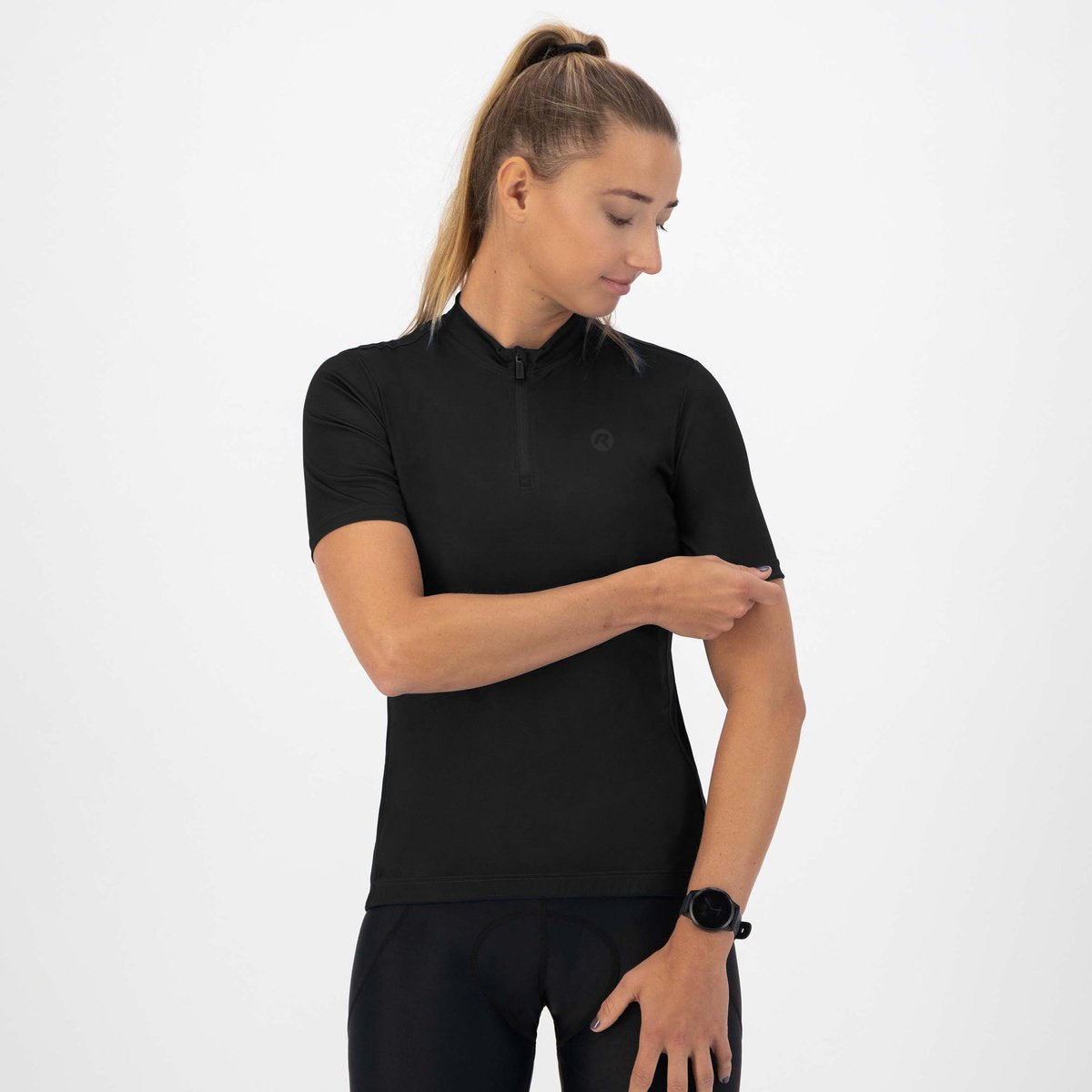 Rogelli Core Radtrikot Damen – Kurzarm – Schwarz – M