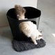 D D Home I Love Happy Cats – Anneleen Bru – Dylan – Kotschaufel aus Metall, 13,5 x 13 x 5,7 cm – 174080