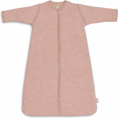 Jollein Babyschlafsack Winter mit abzippbarer Hülle 90 cm – Twinkling Wild Rose – Winterschlafsack
