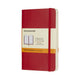 Klassisches Moleskine-Notizbuch – Tasche – Softcover – liniert – rot