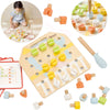 Klassiker World World Wooden Screw Board -Koordinierungsspiel, 27dlg.