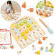 Klassiker World World Wooden Screw Board -Koordinierungsspiel, 27dlg.