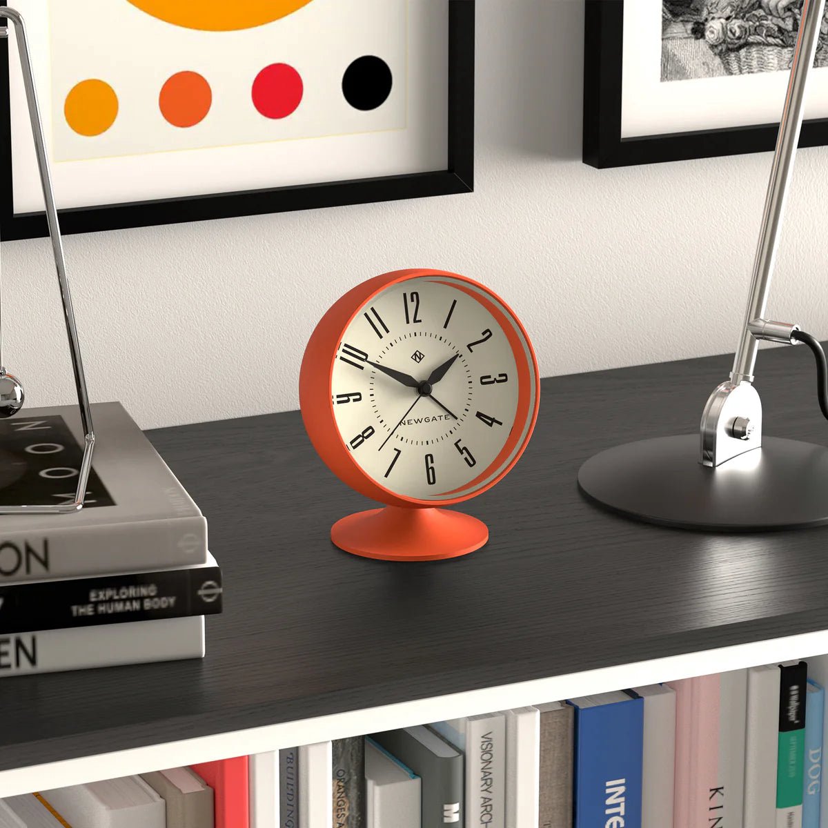 Newgate sphärisch – Wecker – Orange