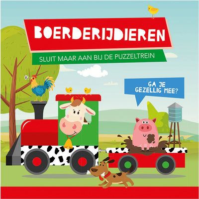 Lantern Publishers Book und Puzzle Train Farm Dinkenen