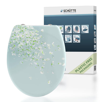 Schütte Schütte Toilettensitz mit weicher Kurzablösungsblume im Wind