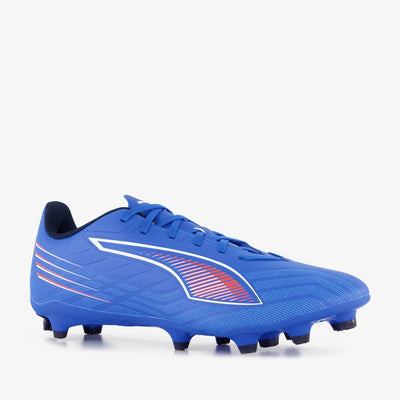 Puma Ultra 6 Play FG AG Unisex-Sportschuhe – Ultrablau-Weiß-Leuchtrot
