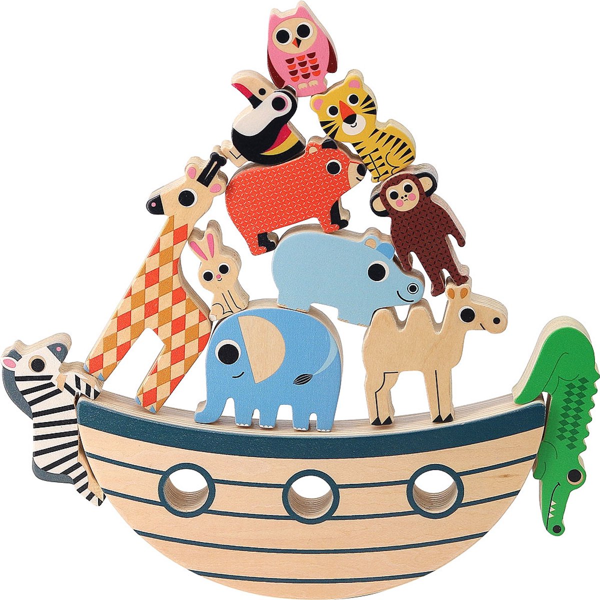 Vilac Balancespiel Zoo Arche Familienspiel aus Holz Ingela P.arrhenius.