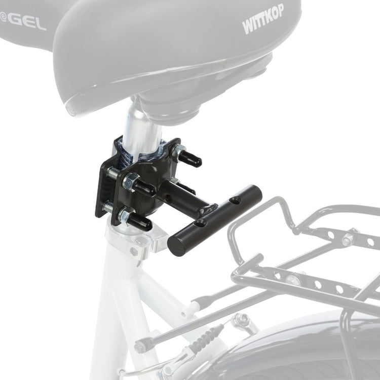 Trixie Halterung Sattelstütze T-Form 12860 – Fahrradhalterung Ersatzteil – für beide Seiten geeignet