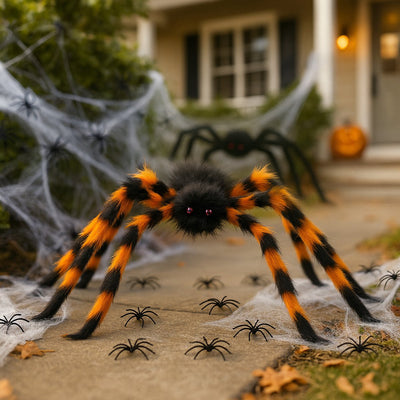 Mikamax xxl Spinne Halloween Deko - Halloween Deko - Halloween Deko - Spinne - 85cm