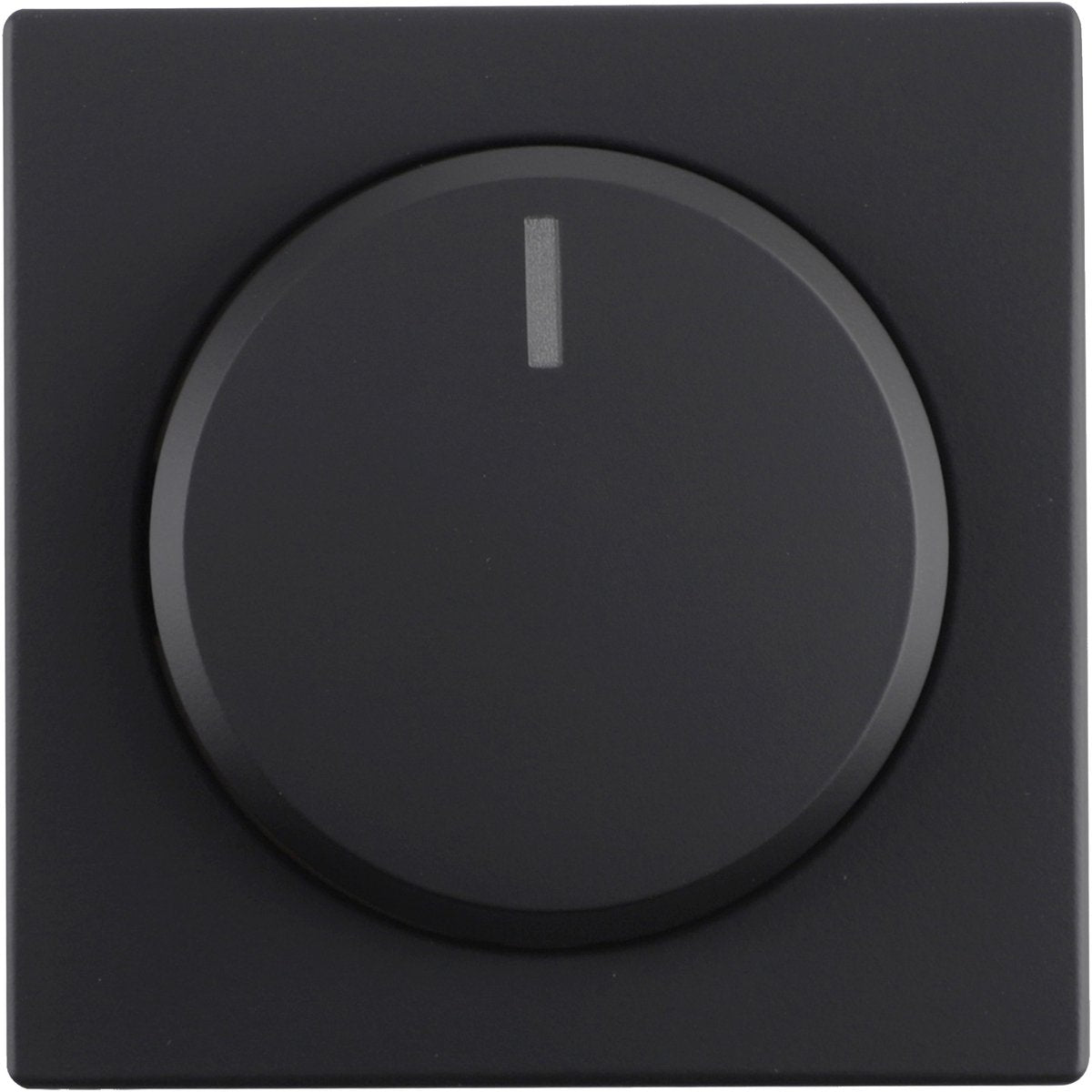 Busch-Jaeger - Schwarzer Dimmerknopf - Future Linear - Zentralplattendimmer