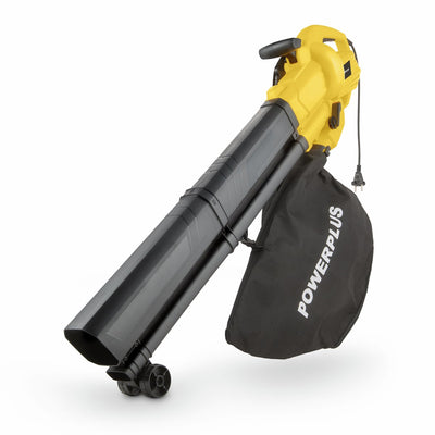 Powerplus Elektro-Laubbläser Poweg4030 – 3300 W elektrischer Laubbläser – maximale Luftgeschwindigkeit 250 km/h – Gartengeräte