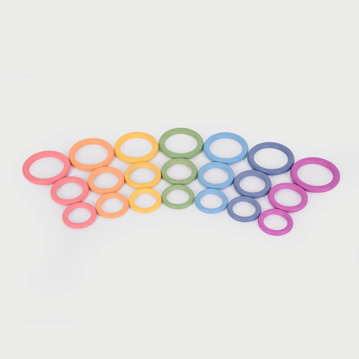 Tickit® Regenbogen-Holzringe