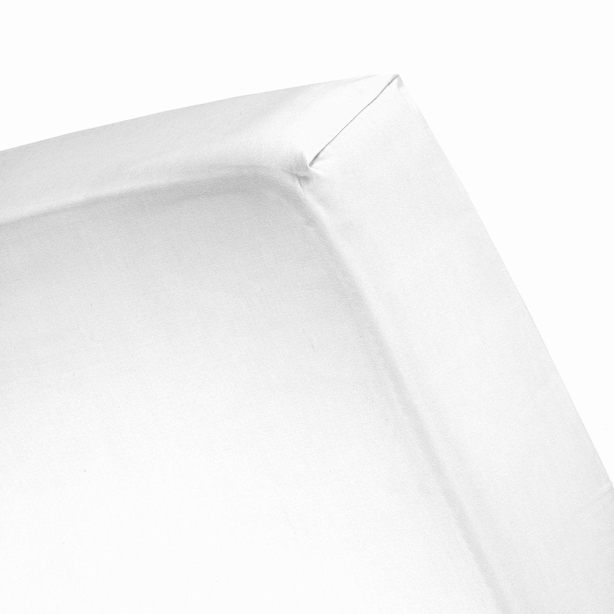 Cinderella Molton-Spannbettlaken – Matratzenschoner für Topper – 80 90 x 210 220 cm – bis 25 cm – weiß
