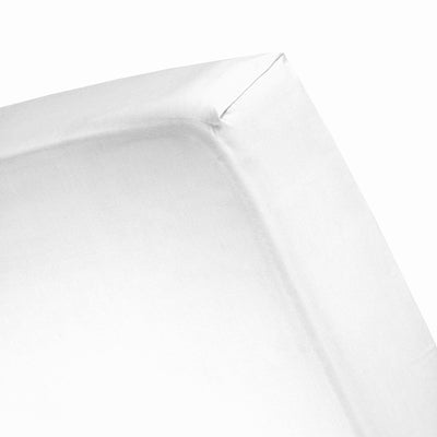 Cinderella Molton-Spannbettlaken – Matratzenschoner für Topper – 80 90 x 210 220 cm – bis 25 cm – weiß