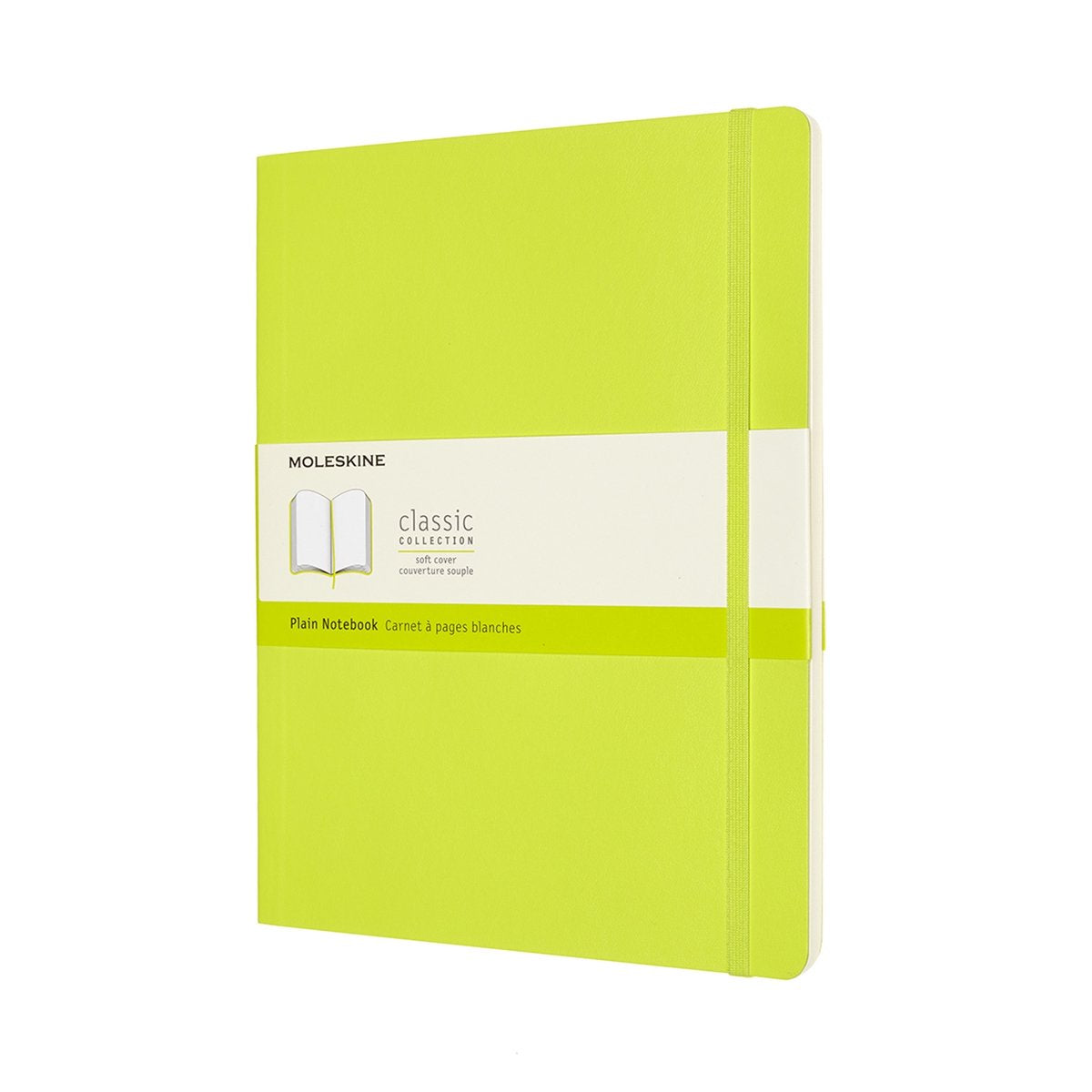 Klassisches Moleskine-Notizbuch – extra groß – Softcover – leer – Zitronengrün