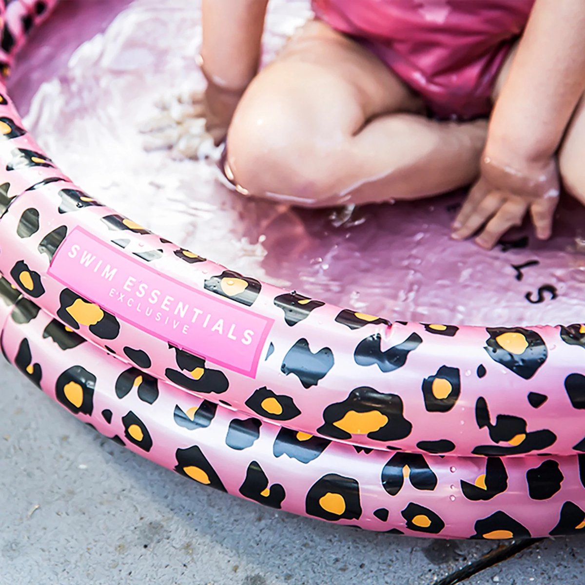 Lebendige Streifen | Pink Baby Schwimmbad Ø 100 cm