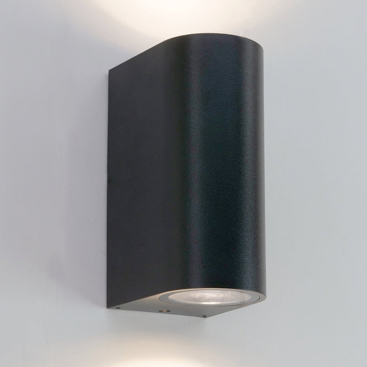 Eglo scogliera-e wandleuchte außen und innen - gu10 - 14 cm - schwarz