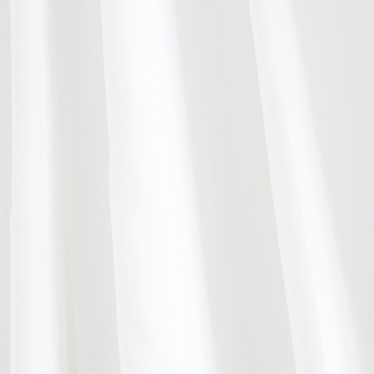 Differnz Duschvorhangbasis – 180 x 200 cm – wasserdichtes Peva – weiß