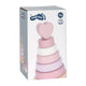 Small Foot - Stapelturm aus Holz rosa - 7-tlg.