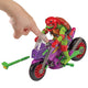 Teenage Mutant Ninja Turtles – Fahrzeug mit Figur – lila Drachenzyklus mit Raphael