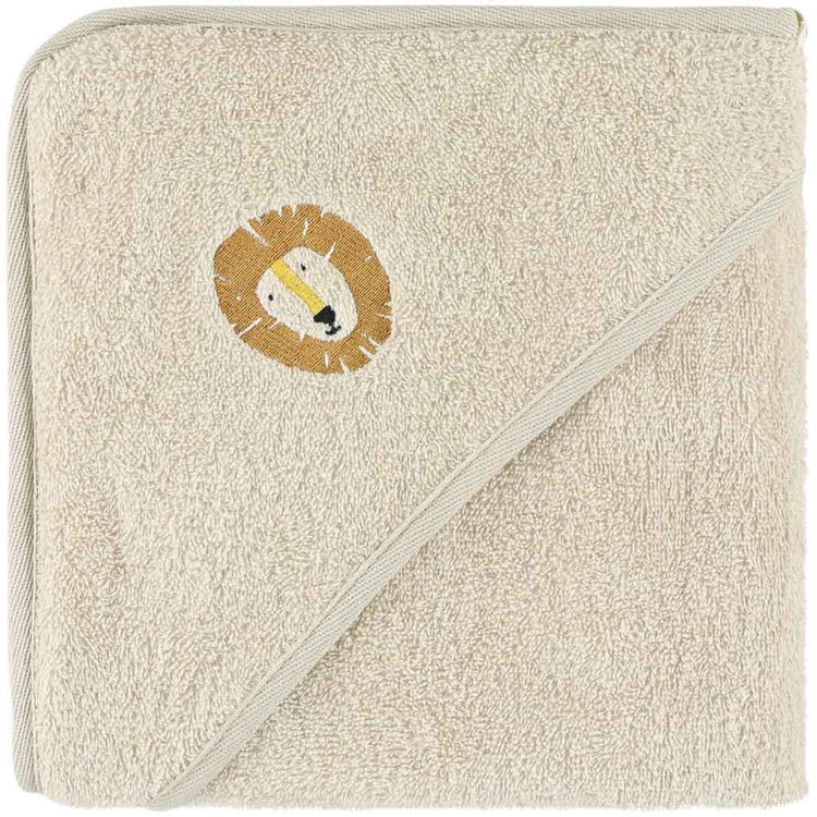 Trixie Aura Löwe Badeumhang – 75x75 cm – Bio-Baumwolle – geeignet für Babys