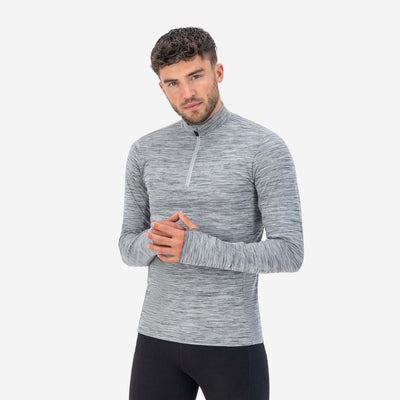 Rogelli Core Laufshirt Herren – Langarm – Grau – XXL