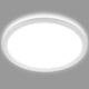 Briloner – LED-Badezimmerbeleuchtung – Deckenleuchte mit Hintergrundbeleuchtung – Badezimmer-Deckenleuchte – IP44 – ø42 cm – weiß