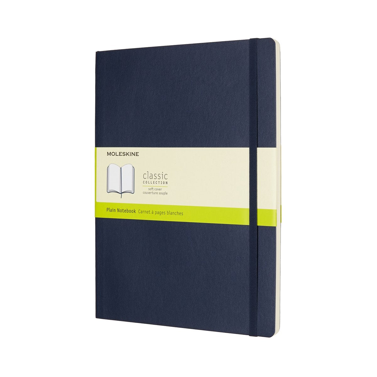 Klassisches Moleskine-Notizbuch – extra groß – Softcover – leer – Saphirblau
