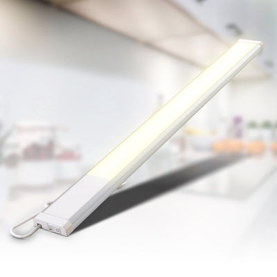 B.K. Licht – Küchenbeleuchtung – Schrankbeleuchtung – Aluminium – Untertischbeleuchtung – 3.000 K – 1.100 lm – 10 W – L: 57,5 cm