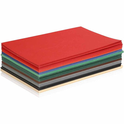 Colortime Weihnachtskarton, A5, Blatt 148x210 mm, 180 gr, verschiedene Farben, 300 verschiedene Blätter 1 Karton