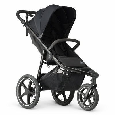 Deryan Bolt Laufkinderwagen – Jogging-Buggy – Moskitonetz – Schwarz