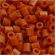 Nabbi-Perlen zum Aufbügeln, Größe 5 x 5 mm, Lochgröße 2,5 mm, mittel, rotbraun (32254), 6000 Stück, 1 Box