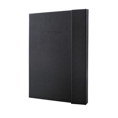 Sigel - Notizbuch - Conceptum Pure - A4 - Schwarz - Hardcover - 194 Seiten - 80 Gramm - Diamant - mit Magnetverschluss - si-co151