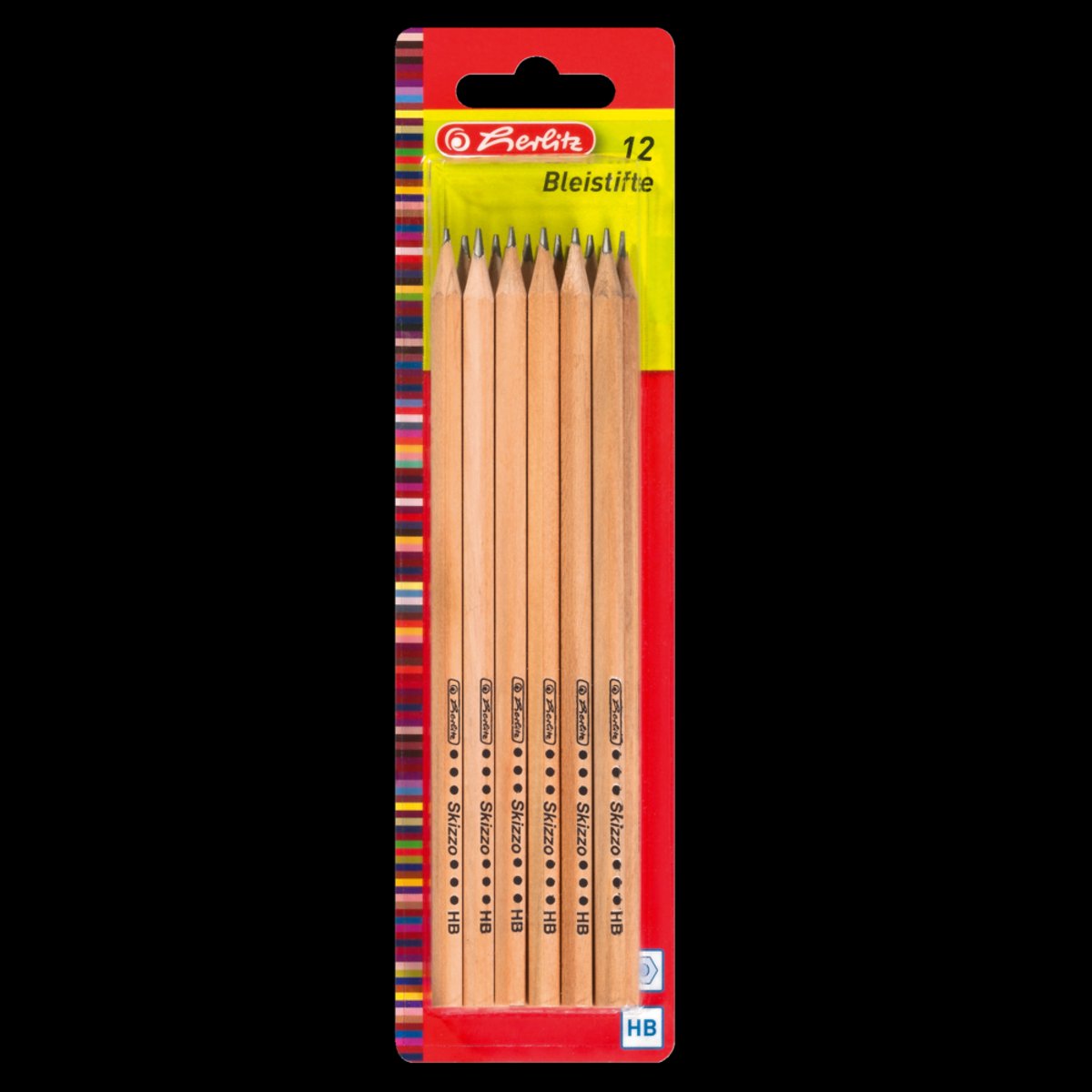 Herlitz Skizzo Graphitstifte – HB – 12 Stück