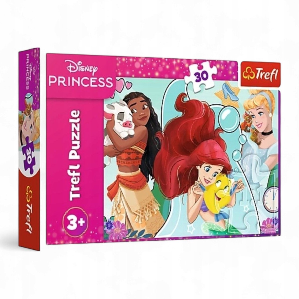 Trefl Puzzle 30 Teile – Disney-Prinzessinnen, schöne Mutige