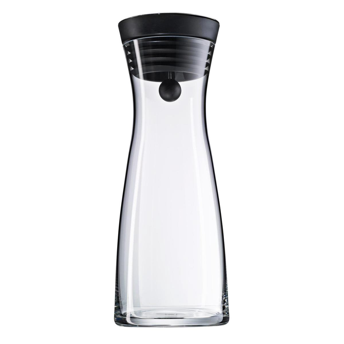 WMF Basic - Wasserkaraffe - 0,75l - Schwarz - tropffrei - elegantes Design