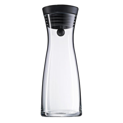 WMF Basic - Wasserkaraffe - 0,75l - Schwarz - tropffrei - elegantes Design