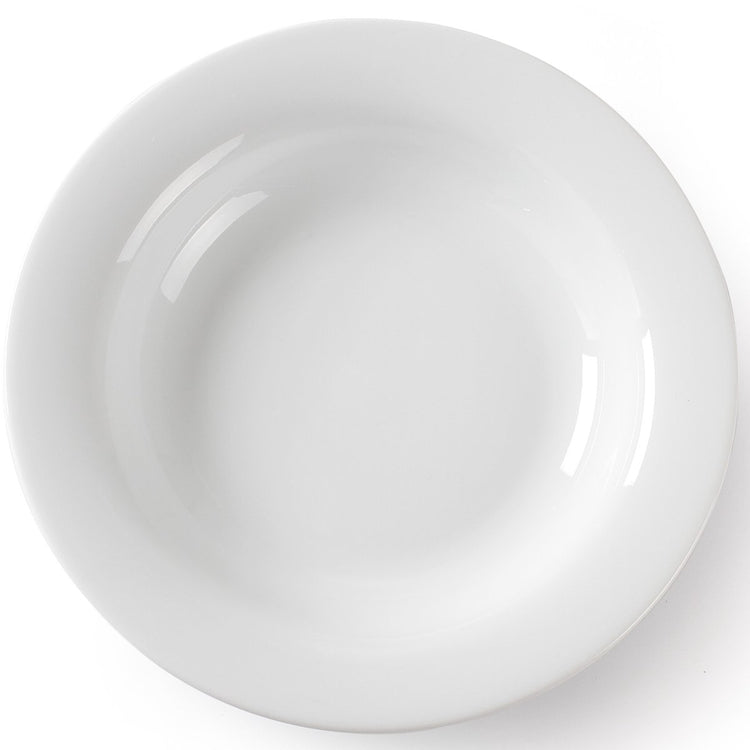 Hendi Optima Suppenteller, weißes Porzellan, Durchmesser 220 mm, 1er-Set – 770863