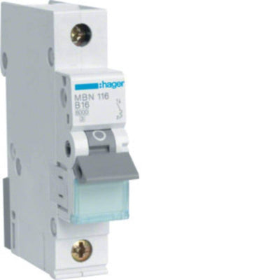 Hager mbn116 – 50 – 60 Hz – 16 A – 1St