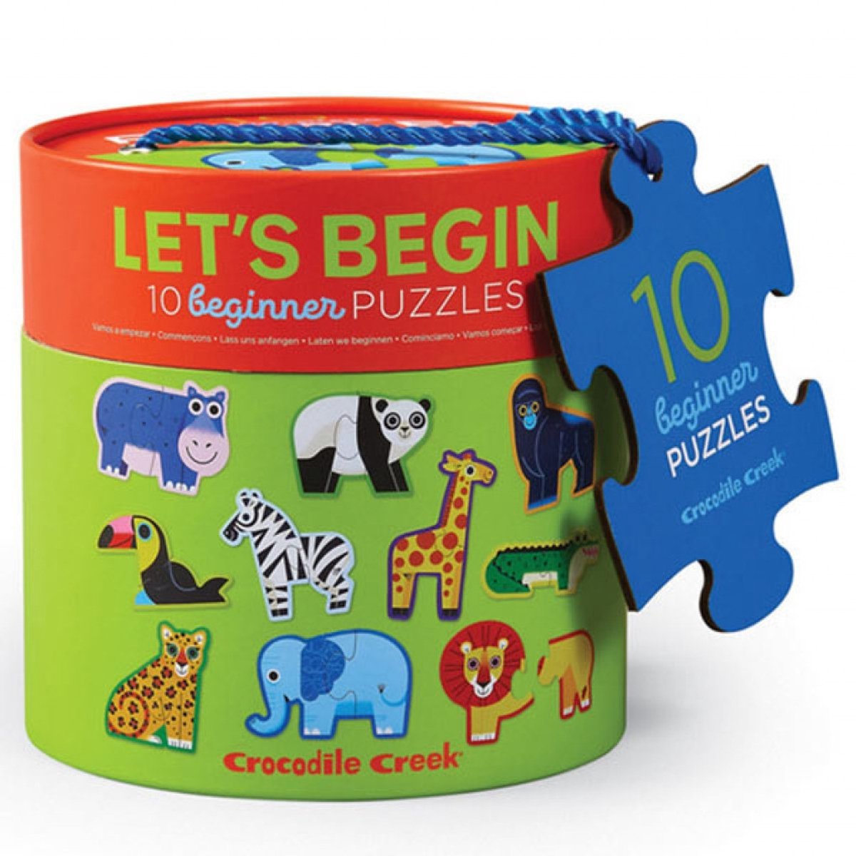 Crocodile Creek: Lasst uns beginnen, Puzzle-Dschungel – 2 Teile.