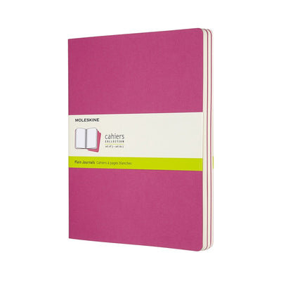 Moleskine Cahier-Tagebücher – extra groß – leer – rosa – 3er-Set