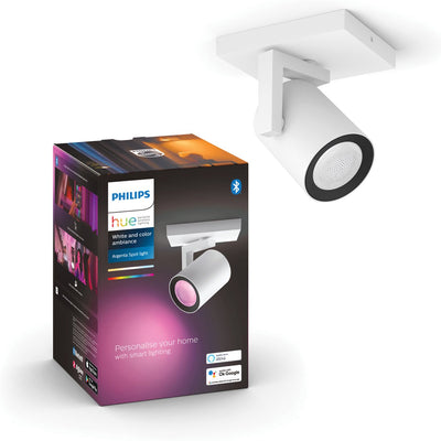 Philips Hue Argenta Aufbaustrahler – weißes und farbiges Licht – 1-Spot – weiß