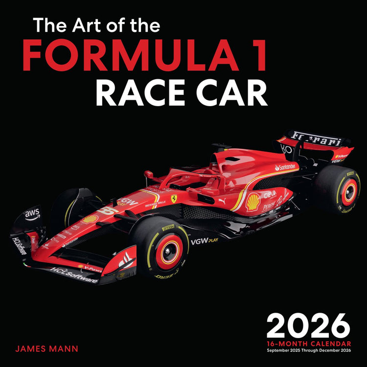 Formel 1 – Die Kunst des Rennwagens 2026 16-Monatskalender