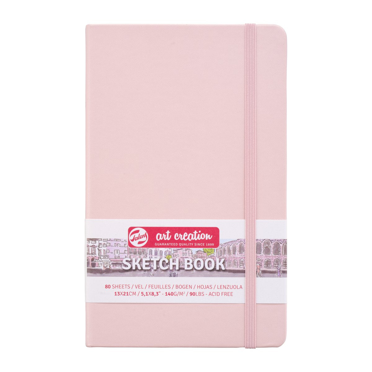 Talens Art Creation Skizzenbuch Pastellrosa 13 x 21 cm 140 g 80 Blatt